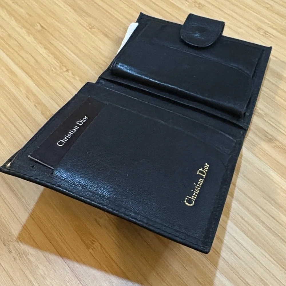 Christian‎ Dior Black Leather Wallet